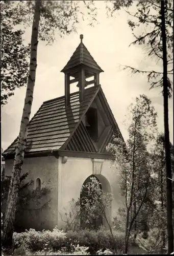 Ak Mauersberg Großrückerswalde im Erzgebirge, Gruftkapelle der Familie, Mauersberger Friedhof