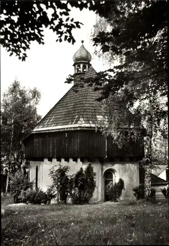 Ak Mauersberg Großrückerswalde im Erzgebirge, Kreuzkapelle