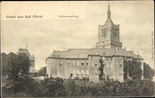 Ak Kleve am Niederrhein, Schwanenburg