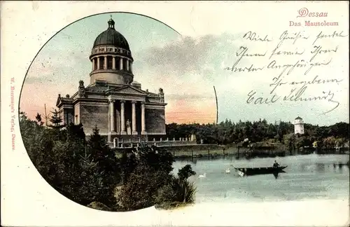 Ak Dessau in Sachsen Anhalt, Das Mausoleum