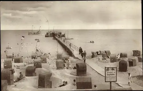 Ak Ostseebad Timmendorfer Strand, Landungsbrücke