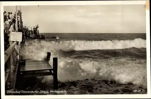 Ak Ostseebad Timmendorfer Strand, Windstärke 9