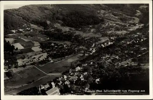 Ak Waldulm Kappelrodeck im Schwarzwald, Fliegeraufnahme