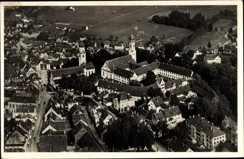 Ak Isny im Allgäu, Luftbild