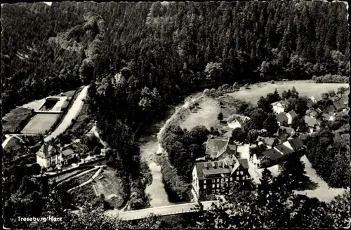 Ak Treseburg Thale im Harz, Luftbild