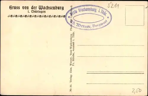 Ak Holzhausen Amt Wachsenburg Thüringen, Der zweibeweibte Graf von Gleichen