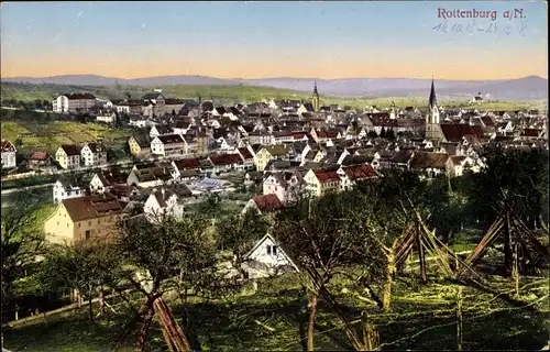 Ak Rottenburg am Neckar, Panorama