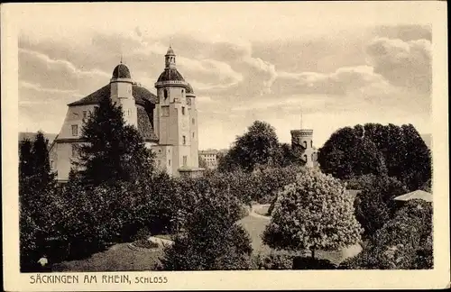 Ak Bad Säckingen am Hochrhein, Schloss