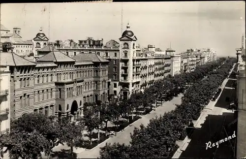 Ak Tarragona Katalonien Spanien, Rambla Generalísimo