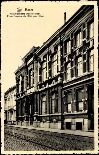 Ak Boom Flandern Antwerpen, Ecole Moyenne de l'Etat pour filles