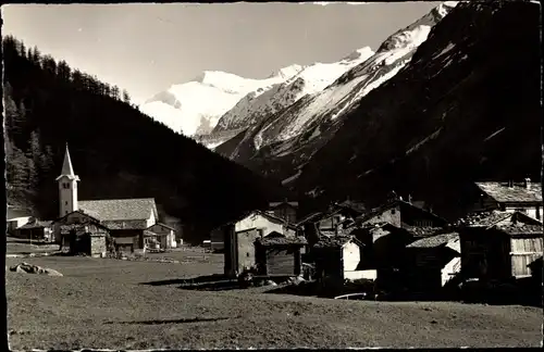 Ak Saas Almagell Kanton Wallis, Seewenenhorn und Bothorn