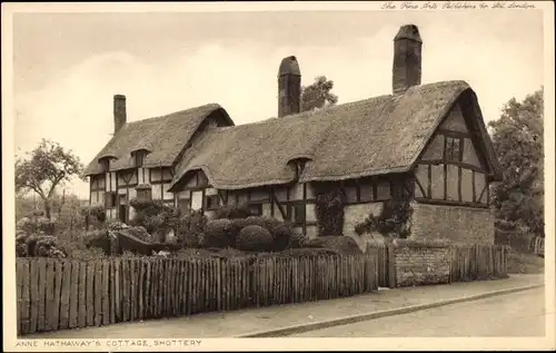 Ak Shottery Stratford upon Avon Warwickshire England, Anne Hathaway's Cottage