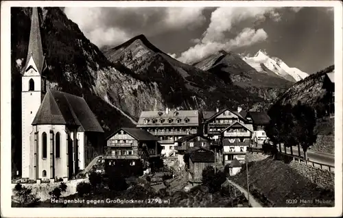 Ak Heiligenblut am Großglockner Kärnten, Blick gegen den Großglockner