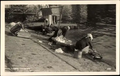 Ak Lugano Kanton Tessin, Cassarate