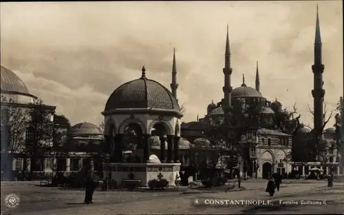 Ak Konstantinopel Istanbul Türkei, Fontaine Guillaume II.