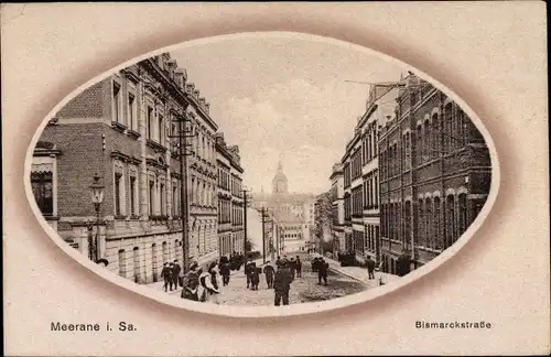 Ak Meerane in Sachsen, Bismarckstraße