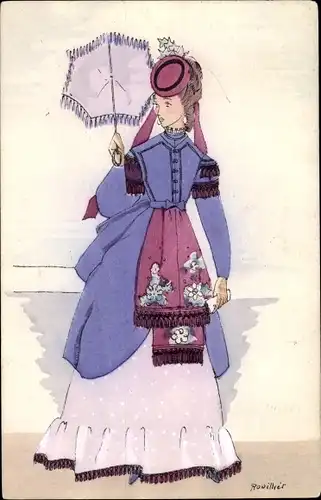 Künstler Ak Geschichte der Mode in Frankreich, Histoire du Costume Francais