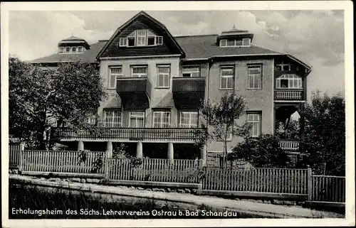 Ak Ostrau Bad Schandau Sächsische Schweiz, Erholungsheim