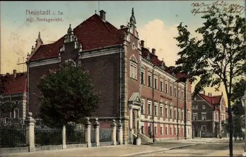 Ak Neustadt in Sachsen, Kgl. Amtsgericht