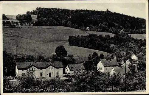 Ak Königstein an der Elbe Sächsische Schweiz, Gasthof Bielaschlößchen