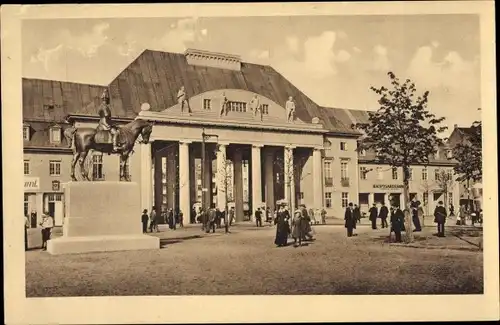 Ak Leipzig in Sachsen, Inter. Baufachausstellung 1913, Portal an der Reitzenhainer Straße