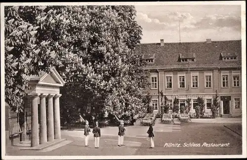 Ak Dresden Pillnitz, Schloss-Restaurant