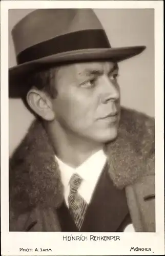 Ak Opernsänger Heinrich Rehkemper, Portrait