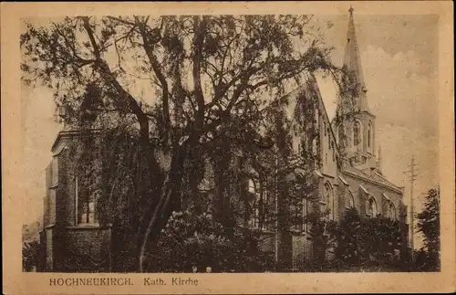 Ak Hochneukirch Jüchen Nordrhein Westfalen, Kath. Kirche