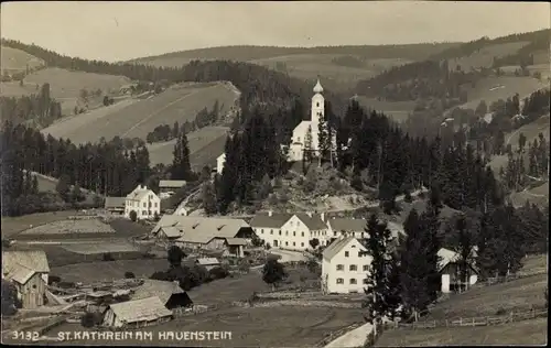 Ak Sankt Kathrein am Hauenstein Steiermark, Ort mit Umgebung