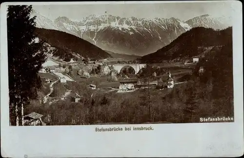 Ak Innsbruck in Tirol, Stefansbrücke