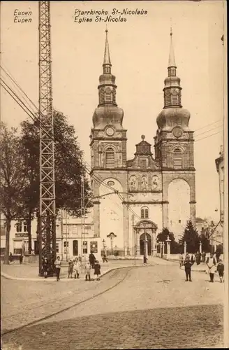 Ak Eupen Wallonien Lüttich, Pfarrkirche St. Nicolaus, Kinder