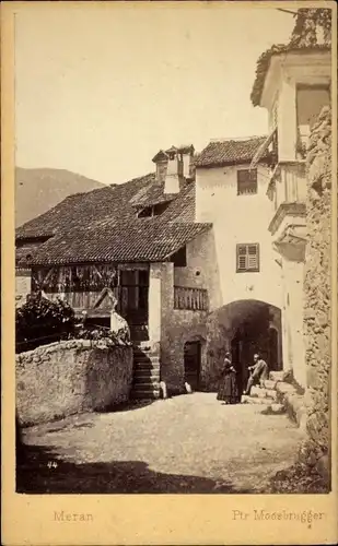 CdV Meran Merano Südtirol, Passeirergasse, altes Haus