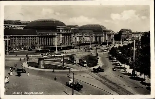 Ak Leipzig in Sachsen, Hauptbahnhof