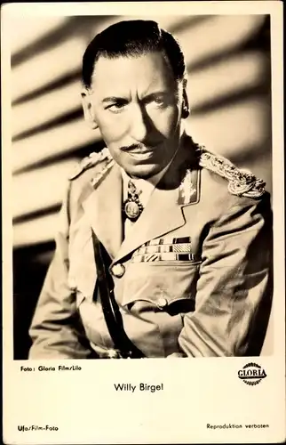 Ak Schauspieler Willy Birgel, Portrait in Uniform