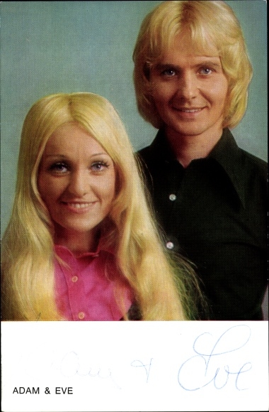 Ak Sänger Adam &amp; Eve, Portrait.. | Ansichtskarten günstig