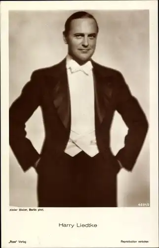 Ak Schauspieler Harry Liedtke, Portrait