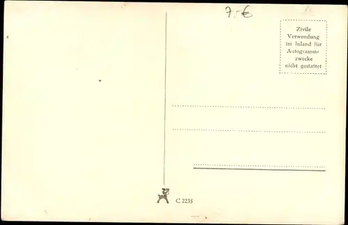 Ak Schauspieler Willi Rose, Portrait