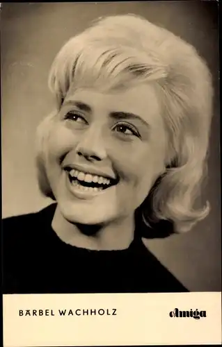 Ak Sängerin Bärbel Wachholz, Portrait, Amiga