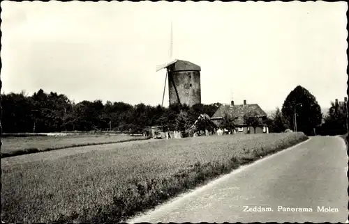 Ak Zeddam Gelderland Niederlande, Panorama Molen