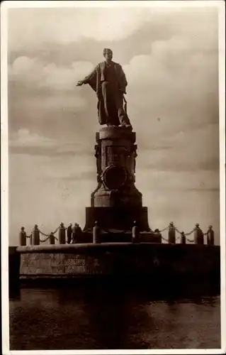 Ak Port Said Ägypten, The Lesseps Monument