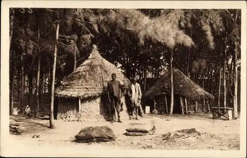 Ak Senegal, Cases indigenes, habitants, portrait