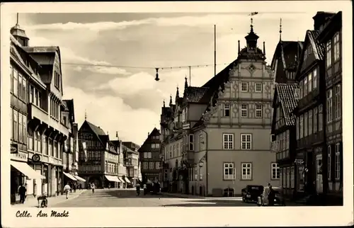 Ak Celle in Niedersachsen, am Markt