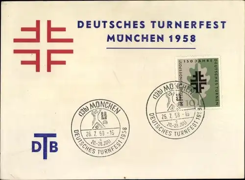 Ak München, Deutsches Turnerfest 1958