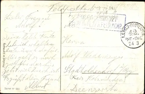 Passepartout Ak Liebespaar, Küssen ist keine Sünd