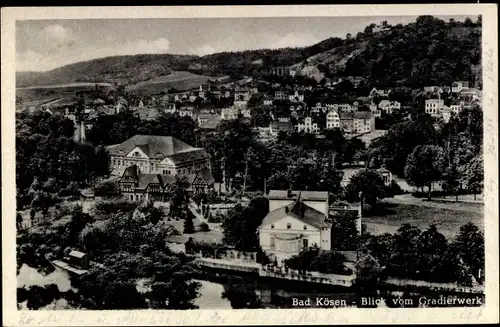 Ak Bad Kösen Naumburg an der Saale, Blick vom Gradierwerk