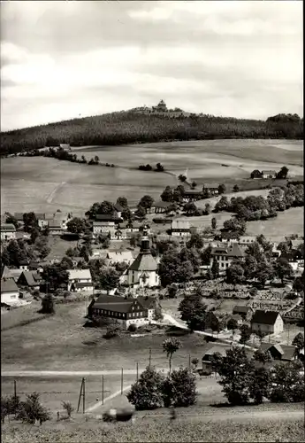 Ak Seiffen im Erzgebirge, Panorama vom Ort