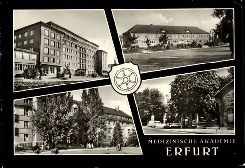 Ak Erfurt in Thüringen, Medizinische Akademie, HNO- und Augenklinik, Patholog. Institut