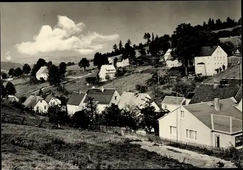 Ak Mauersberg Großrückerswalde im Erzgebirge, Ortsansicht