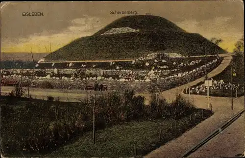 Ak Lutherstadt Eisleben in Sachsen Anhalt, Scherbelberg