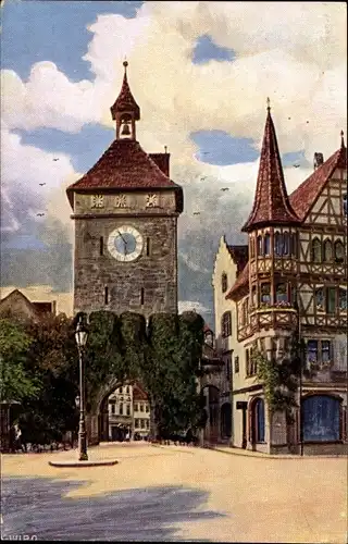 Künstler Ak Konstanz am Bodensee, Schnetztor